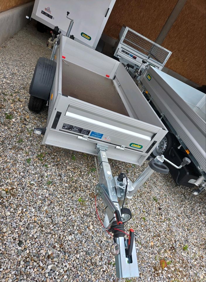 UNSINN Anhänger Tieflader UT 2111-10-13  100 km/h Hacken/Stützen