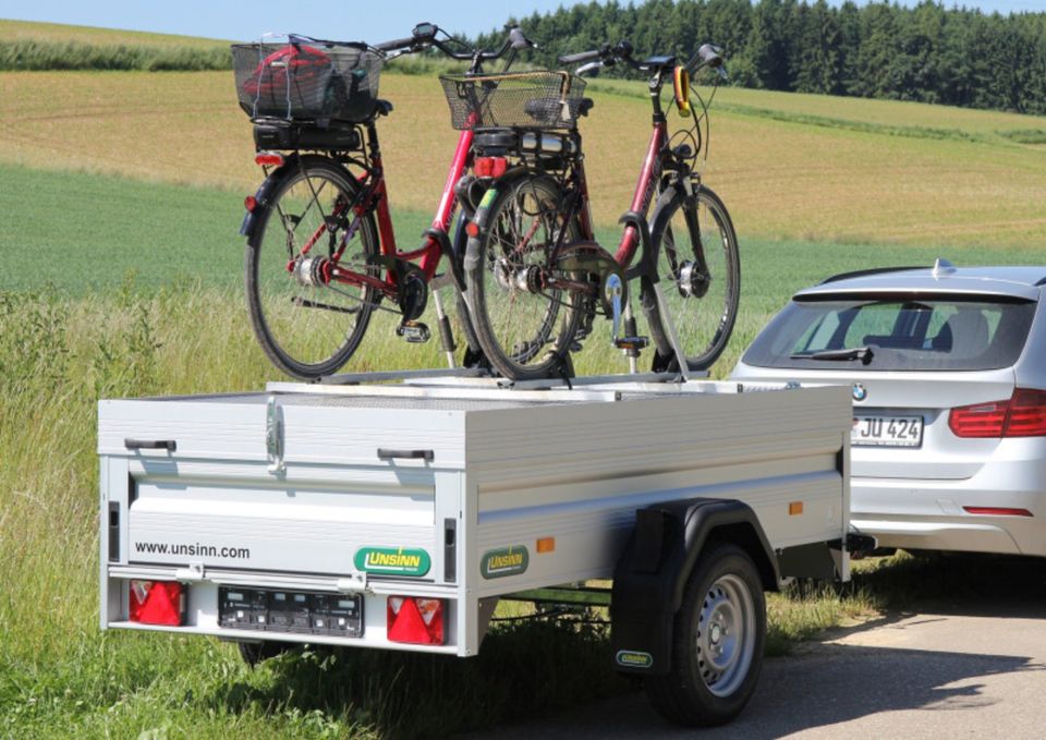 Unsinn UT 2514-13-14 Tieflader, Camping, Deckelanhänger, Dachzelt